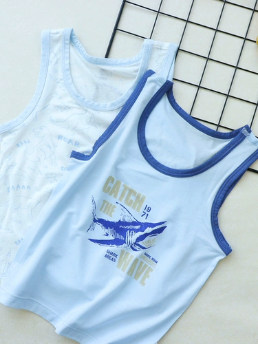 Тонкая детская майка подходит для мужчин и женщин, базовая летняя пижама для девочек без рукавов, эффект подтяжки, сшита из модала