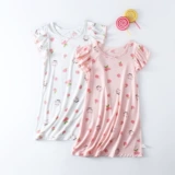 Пижама, детская тонкая летняя юбка на девочку, короткий рукав