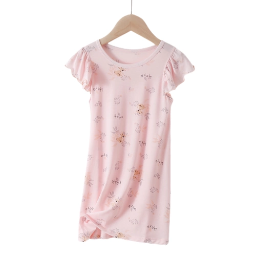 Детская пижама, детское тонкое летнее платье с коротким рукавом