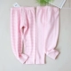 Комплект из 2 разноцветных хлопковых гигиенических трусов с удлинением в области промежности, розовые полоски