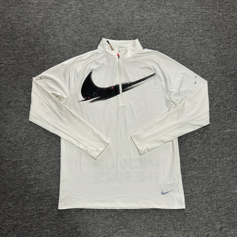 Nike/Nike Men's Sun Protection Sports Running Training Quick-Drying Breathable Reflective Stand Collar Long Sleeve Im9357-133 Nike/Nike Men's Sun Protection Sports Running Training Quick-Drying Breathable Reflective Stand Collar Long Sleeve Im9357-133