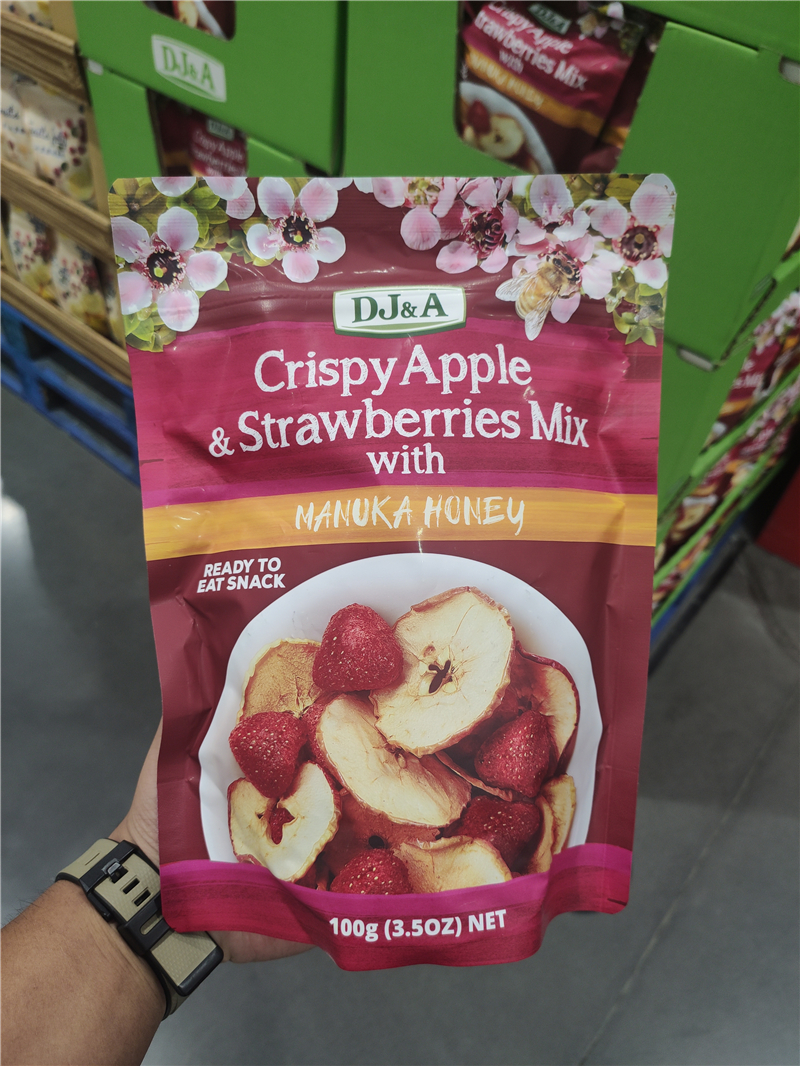 Sam Membership Supermarket Australia Original Imported DJA Strawberry Crisp Strawberry Dry Fruit Dry 200g