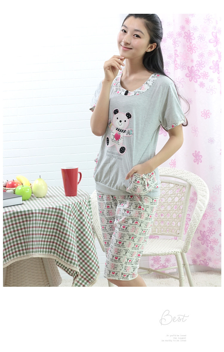 Pyjama pour femme      à manche courte - Ref 3000408 Image 30