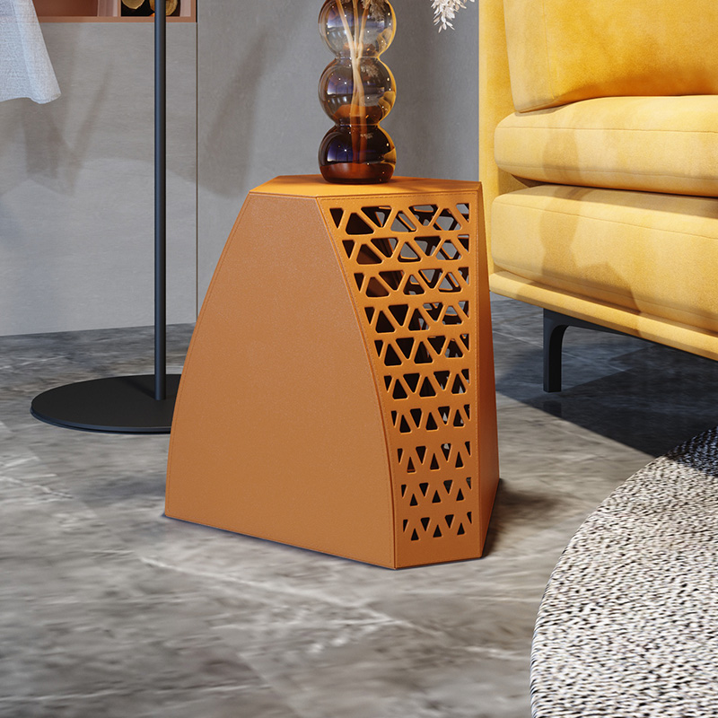 Extremely minimalist-style sofa small side a few light lavish minimalist and modern designer living-room saddle leather footrest short stool