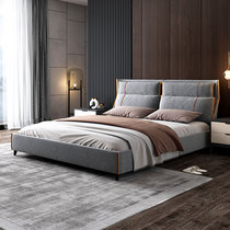 Cloth beds double beds are about modern small-scale portable light luxury net red beds in bedroom beds Nordic soft beds