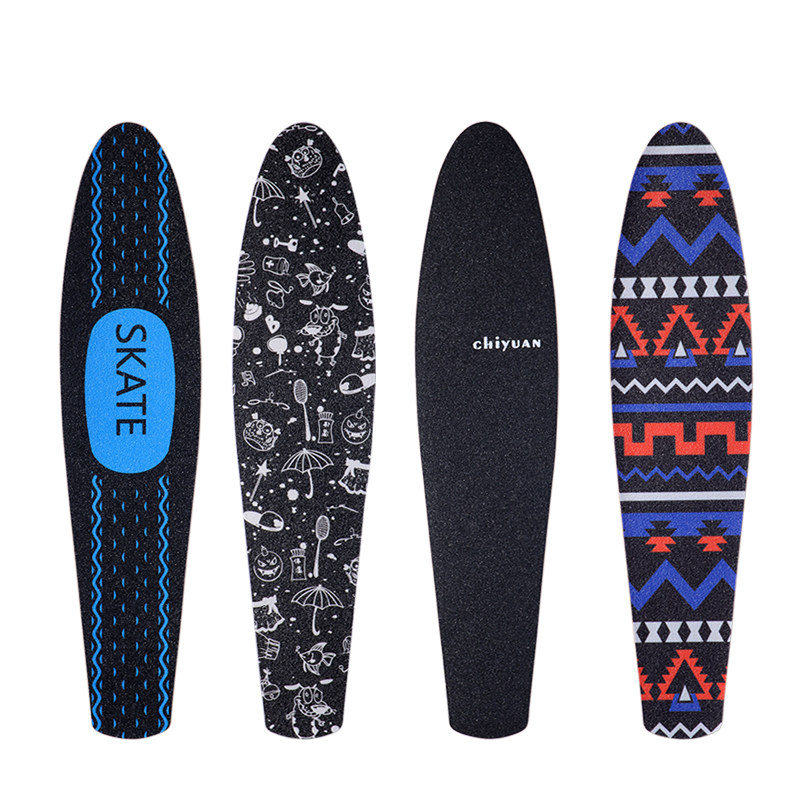 (Chiyuan)Small fish board Private personality custom stainless steel sandpaper Skateboard sandpaper