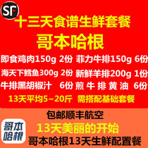 Copenhagen Official Recipe Ingredients Raw Ingredients Fresh Package Sheep Steak Cod Steak Chicken Breast Smooth