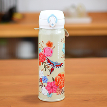 Zen Master thermos Starbucks flowers bloom limited edition gift cup Boyfriend and girlfriend coffee cup stewed pot JNL