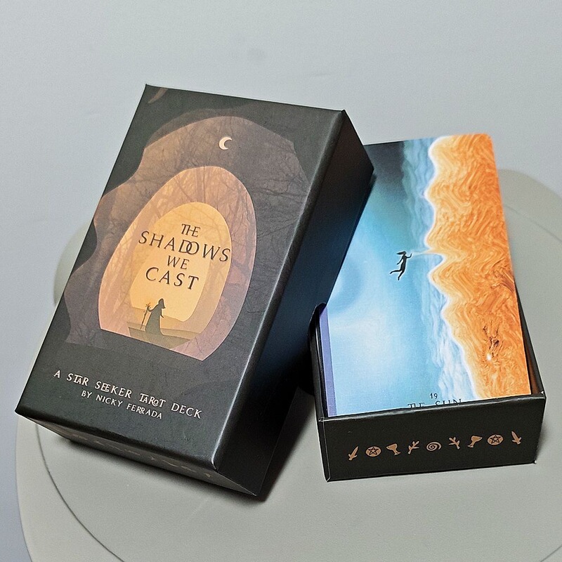 Shadow Seeker Tower Sky and Earth Cover 79 Sheets 12*7cm Double-Sided Embossing "The Shadows We Cast"