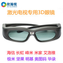Changhong D7U T7U X7U laser projection TV 3D glasses suitable for Hisense Vidda C2 XGIMI shutter type