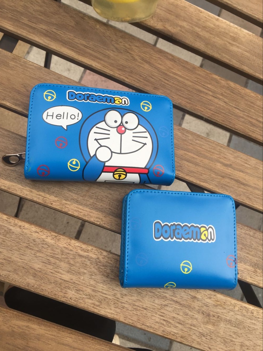 Doraemon ác mộng mèo hoạt hình ví Anime dễ thương nam nữ dây kéo dài sinh viên trẻ em ví trẻ ví pedro