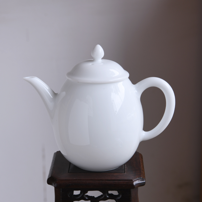 Sweet white CiHu kung fu tea pot small single pot of jingdezhen ceramic Japanese tea xi shi pot of tea, tea sets