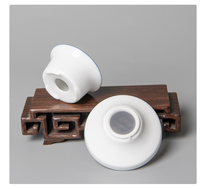 Jingdezhen portable travel kung fu tea tea tureen suit to crack a cup of tea, the mini small tea set