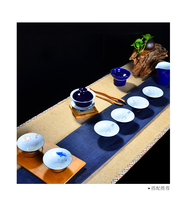 Jingdezhen ceramic tureen public remit only three to use hand grasp the use manual kung fu new one cup tea, tea sets