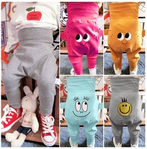 Baby pants children big pp pants spring and autumn babies high waist Belly Belly girls Haren pants newborn spring trousers men