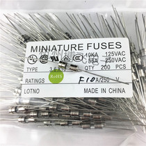 3 6 * 10 Quick break double cap 250V with lead glass fuse tube F0 5A 1A 2A 3A 3A 100 only)