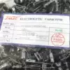 JAKEC new aluminum electrolytic capacitor 470UF 25V volume 8*12mm A pack of 500=38 yuan