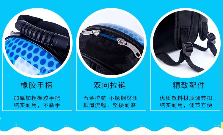 Thomas túi mẫu giáo bé trai bé trai bé 5 tuổi phim hoạt hình mới vỏ cứng ba lô không thấm nước 3d - Túi bé / Ba lô / Hành lý túi đeo chéo cho bé trai