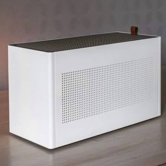 Three-groove itx small host shell a4 thick graphics card SFX power supply diy240 water cooling mini acrylic side overdraft ghost s1