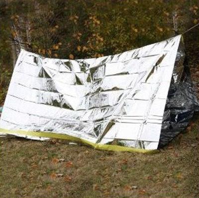 First aid simple tent PET aluminized simple portable sunshade repeatable earthquake relief travel equipment