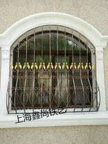 Protective anti-theft window European-style anti-theft window forged Shanghai iron art burglar-proof window iron art theft protection window mesh iron art protective window