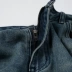 Joe Lager cộng với phân bón quần denim denim nam giản dị chất béo quần lỏng màu xanh retro mùa thu - Quần jean Quần jean