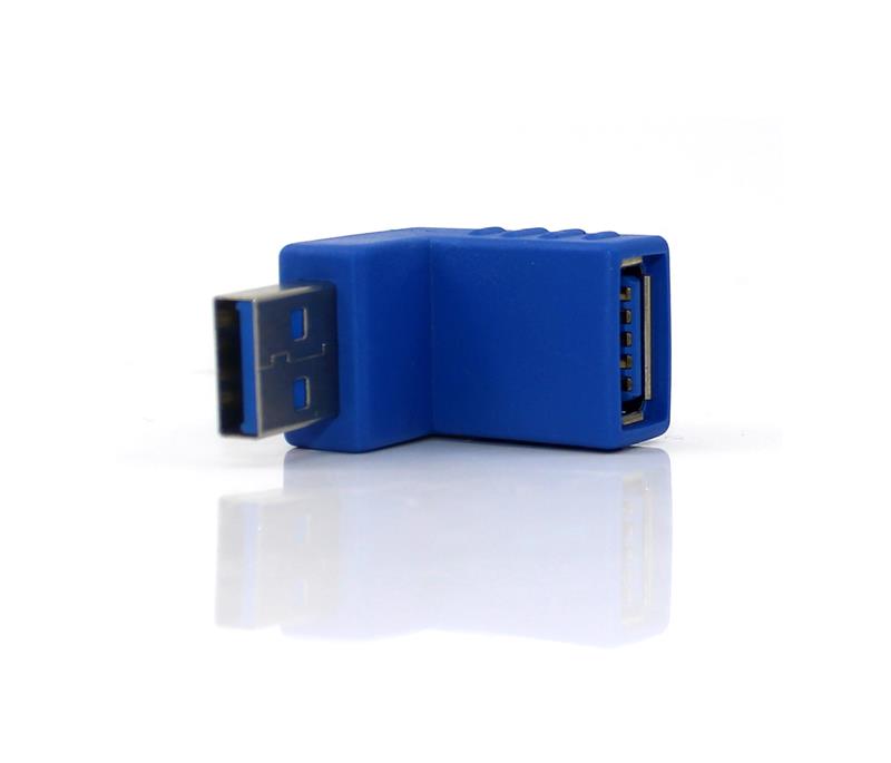 Eagle USB3.0 Tám bộ chuyển đổi nam trên máy tính mẹ mông dòng L vuông góc với phần mở rộng 90 của nam đến cảng khuỷu tay nữ - USB Aaccessories quạt hộp mini