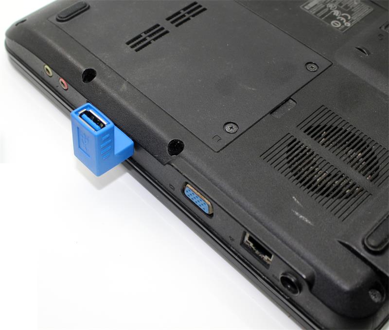 Eagle USB3.0 Tám bộ chuyển đổi nam trên máy tính mẹ mông dòng L vuông góc với phần mở rộng 90 của nam đến cảng khuỷu tay nữ - USB Aaccessories quạt hộp mini