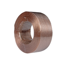  Home decoration special speaker cable Audio cable Speaker cable Surround scattered cable 5 1 Home theater amplifier universal audio cable connection professional pure copper cable Outdoor engineering ceiling speaker scattered cable