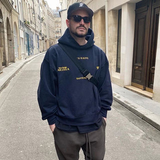 Cpfm Thick Sweatshirt for Women, Spring and Autumn, Kanye ins Trendy Brand, American Letter Print, Couple's Loose Casual Hoodie