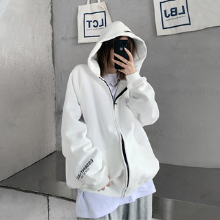 Essentials Sweatshirt for Women 2024 Spring & Fall New Hooded Men's ins Trendy Couple Zipper Jacket Thick Style