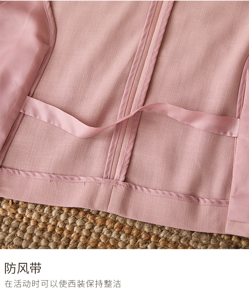 Hirsch Sanxian Business-Stil Entspannung nicht bügeln Leinen Tencel gemischt Fischgräten muster Anzug Jacke Herren Freizeit anzug trendy – Detail 18