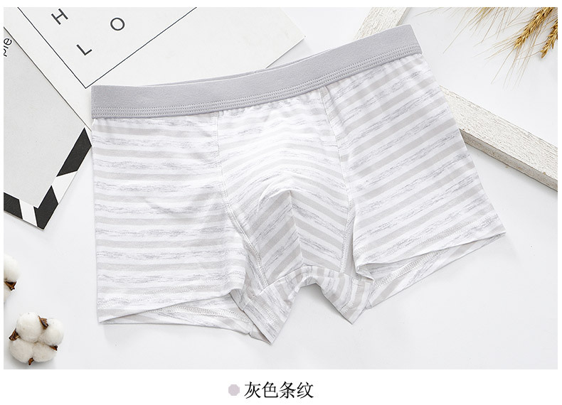 Big boy cotton boxer tóm tắt cậu bé béo 12-15 tuổi học sinh trung học cơ sở quần short vuông cộng với tăng phân bón sịp sắt