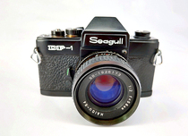 Rare Seagull DF-1 with 58 2 lenses original export version black film set collection travel photography beginners