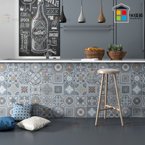 Retro Nordic tiles Bathroom wall tiles Kitchen restaurant floor tiles Cement gray art tiles tiles 200