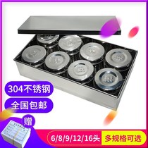 Kitchen restaurant canteen kindergarten food special 304 stainless steel food sample box small with cover