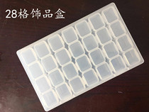 Japan-style Mechia Containing Box Ornament Beauty Dresser Shop Kit Professional With Nail Transparent 28 Dogg Drills Box