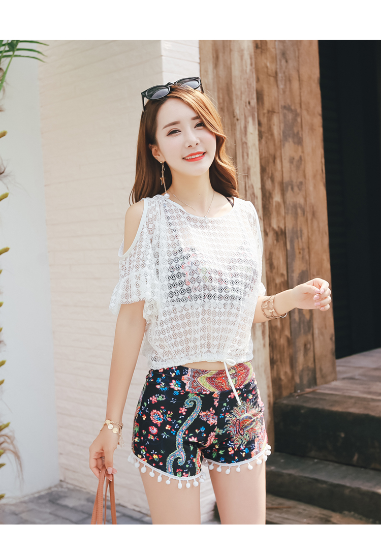 Bộ đồ bơi đôi của phụ nữ phù hợp với bộ đồ bốn mảnh Bộ bikini mới che bụng giảm béo mùa xuân nghỉ mát bãi biển quần tây nam phù hợp với quần đồ đôi đi biển nam nữ