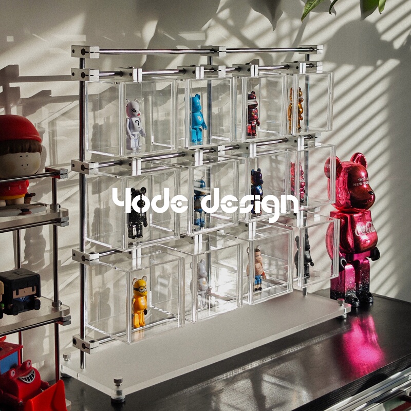 [Original Design] Yode Zero Gravity Series Twelve Zodiac Grid Transparent Floating Figure Dustproof Display Stand
