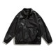 Clean boyfriend wear pu leather jacket spring and autumn waterproof black jacket dark matter darkmatter