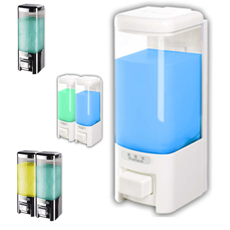 KTV Hotel Wall-mounted Manual Laser Guesthouse Bathroom Free Washing Hand Liquid Disinfectant Box Wash Hand Liquid Bottle