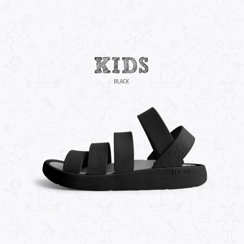 South Korea TOEOT children's beach shoes non-slip soft bottom boys and girls sports sandals breathable DIY trend slippers