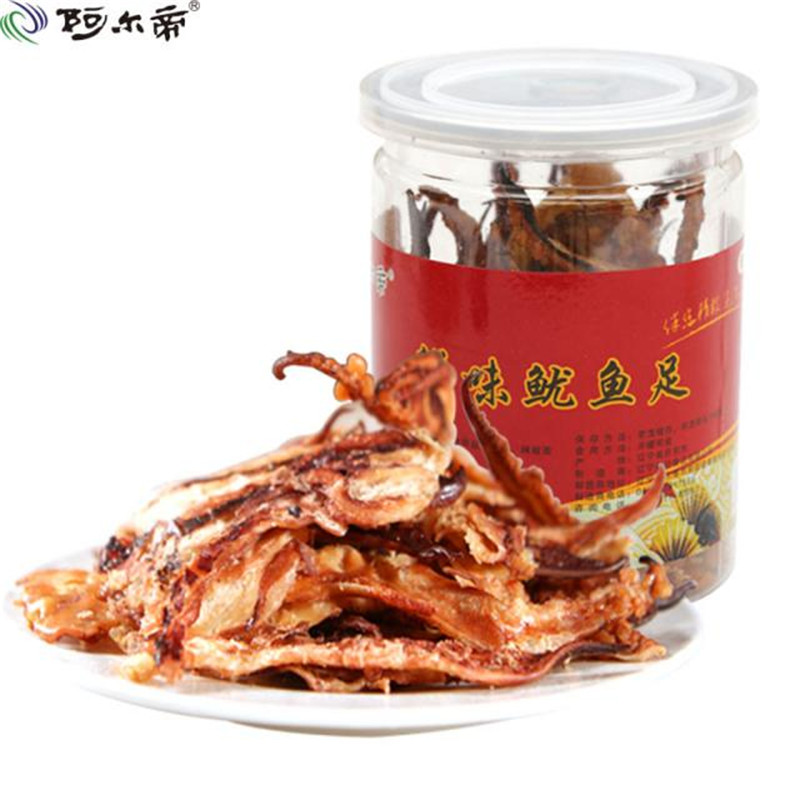 Aldi squid feet 100g canned ready-to-eat seafood anchovy shrimp cod Ankang fish fillet clams Dandong specialty