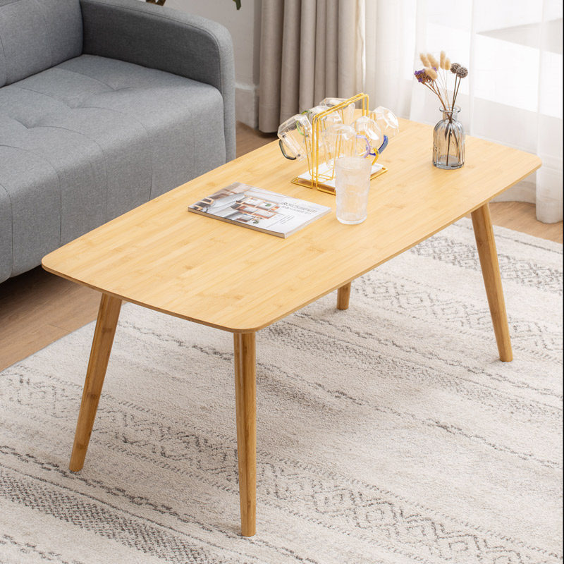 Simple coffee table table living room home small apartment Nordic modern solid wood Chinese small tea table Japanese style tea drinking table