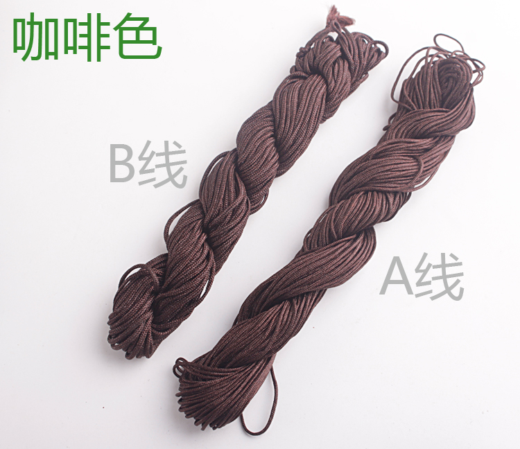 Lisi thương hiệu AB ngọc bích dệt tay xoắn dây chuyền vòng cổ tự làm dây chuyền vàng ngọc lục bảo dây đỏ mặt dây thừng - Vòng chân lắc chân nữ vàng đẹp