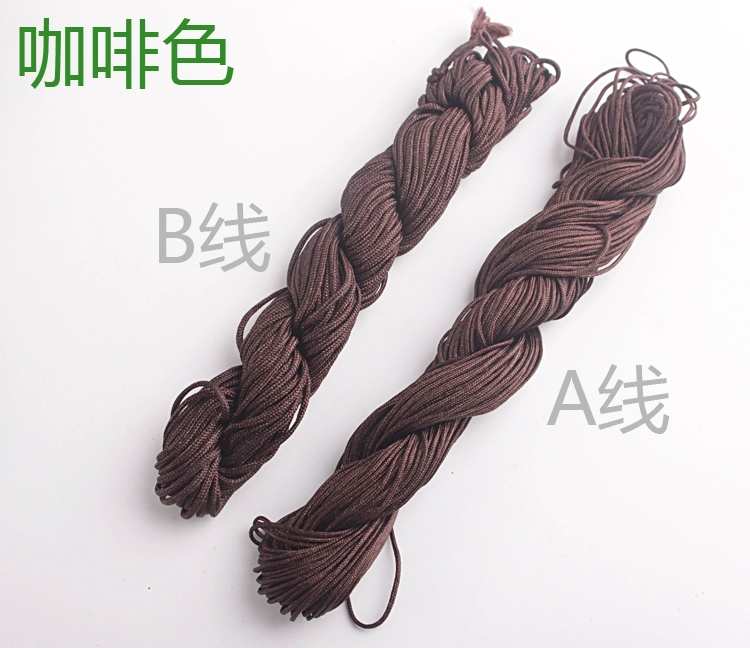 Lisi thương hiệu AB ngọc bích dệt tay xoắn dây chuyền vòng cổ tự làm dây chuyền vàng ngọc lục bảo dây đỏ mặt dây thừng - Vòng chân lắc chân nữ vàng đẹp