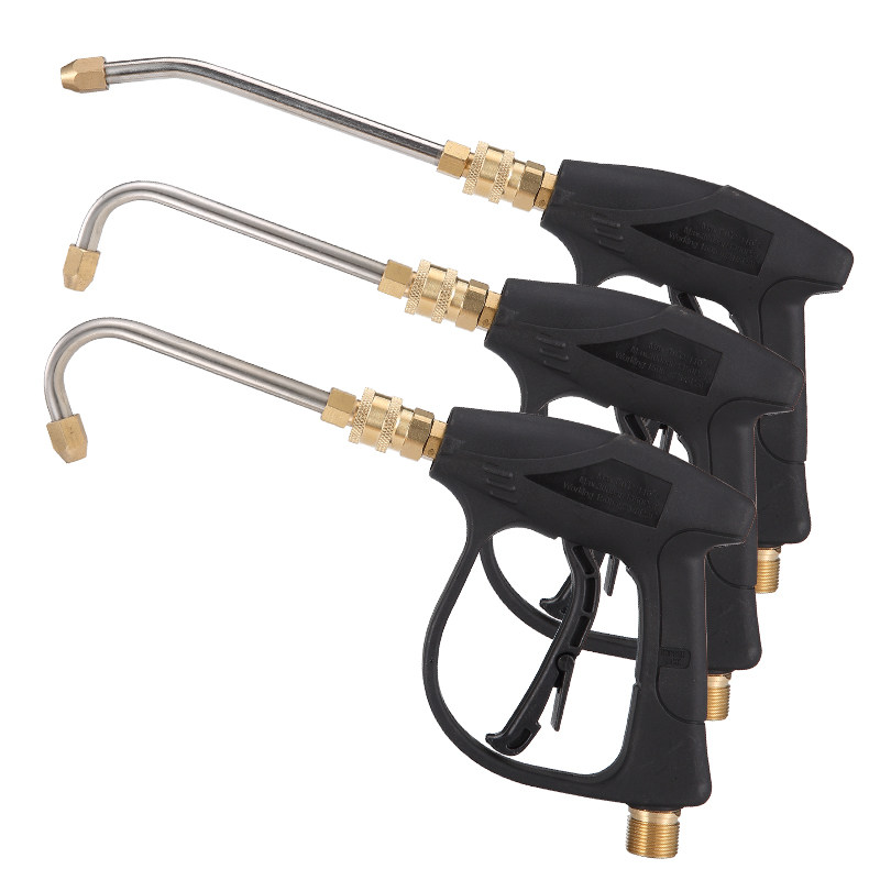 High Pressure Home Washing Machine Bending Water Gun Appliances Cleaning Air Conditioning Special Sector Stainless Steel Flushing Roof Chassis