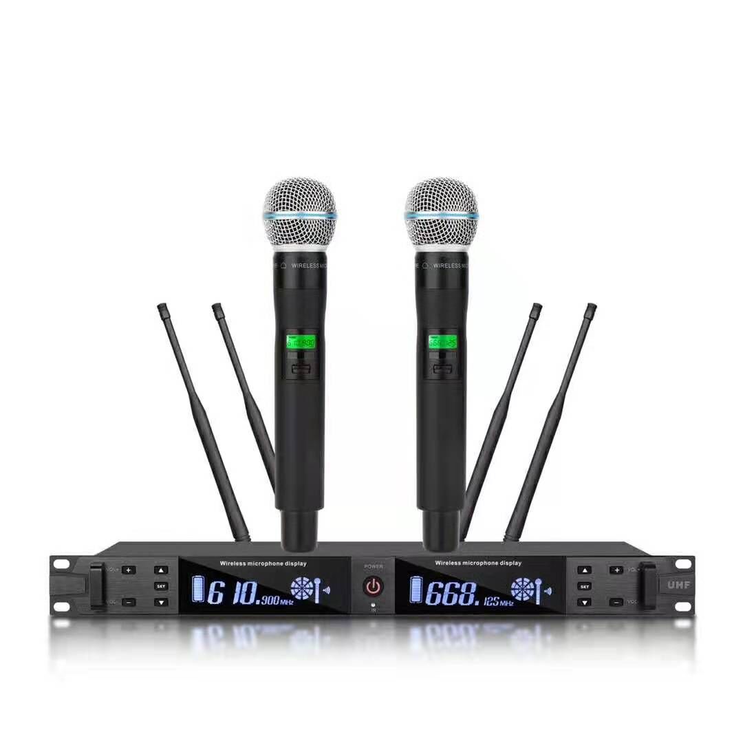 Shure UR2D BETA58A wireless microphone one for two U-segment FM ktv home singing wedding performance anti-howling