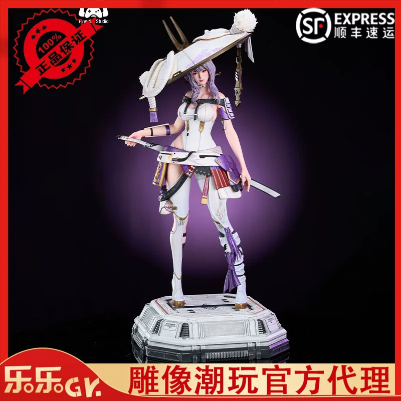 Lele gk [Залог] Bijianer Studio Sword Star Sword Princess Red Lotus Figure Statue GK Ornament