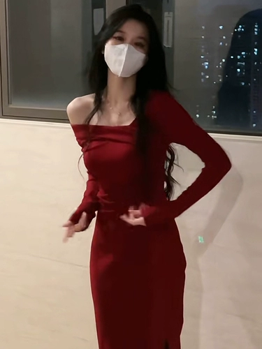 Свадебное платье, красное трикотажное трикотажное платье